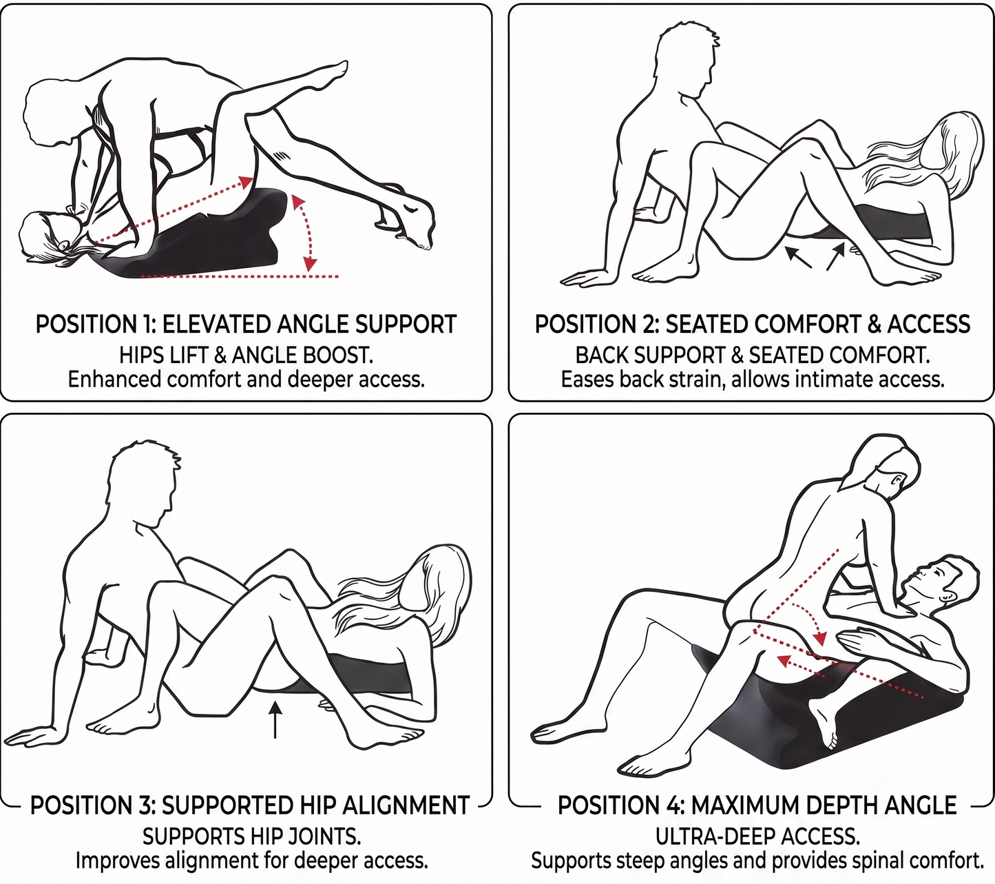 OutFreed Backrest Multi Comfort & Intimacy Cushion